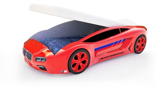 Кровать-машина Roadster «БМВ» с подъемным механизмом - фото 16825