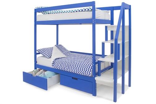 Двухъярусная кровать «Svogen» синий - фото 21274