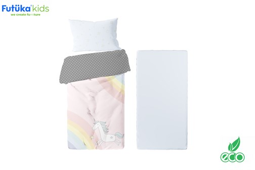Комплект постельного белья поплин Mia unicorn - фото 27780