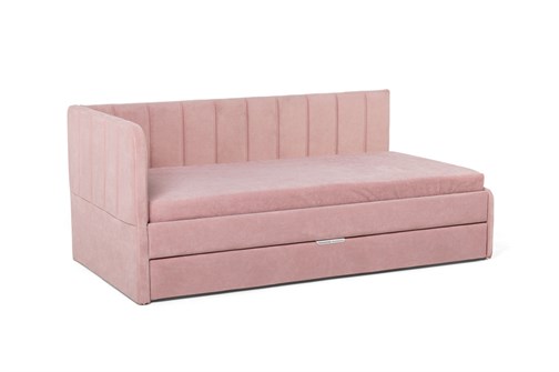 Угловой диван-кровать "Crecker угловой" микровелюр 160 х 80 - фото 33057