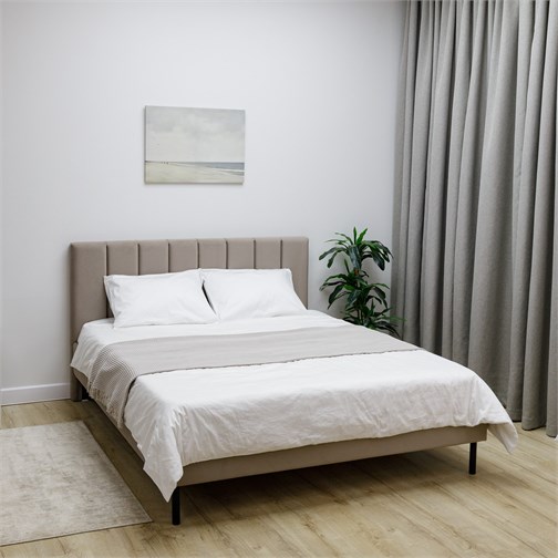 Двуспальная кровать "Bella" с мягким изголовьем 3164 - фото 35267