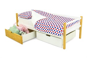 Детская деревянная кровать-тахта «Svogen дерево-белый»