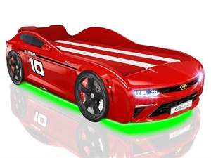 Кровать-машина Romack Energy Красная