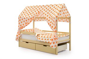 Детская кровать-домик “Svogen бежевый”