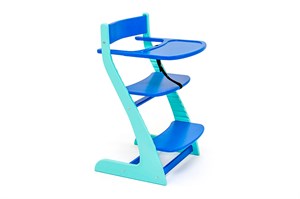 Детский растущий регулируемый стул "Усура мятно-синий"