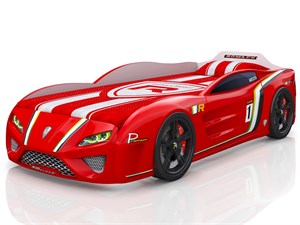 Кровать-машина «SportLine» красная Кровать-машина «SportLine» красная