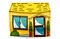 Игровая накидка для кровати-домика Svogen «Морковилл» - фото 17874