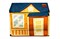 Игровая накидка для кровати-домика Svogen «Песочный домик» - фото 17910