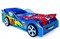 Кровать-машина ТАЧКА СИНЯЯ 514 Кровать-машина ТАЧКА СИНЯЯ 514